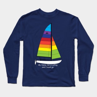 Hobie 16 Catamaran Sailboat Long Sleeve T-Shirt